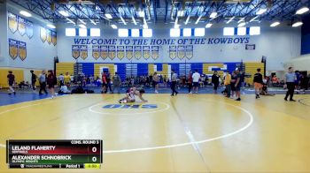 106 lbs Cons. Round 3 - Leland Flaherty, Sentinels vs Alexander Schnobrick, Olympic Heights