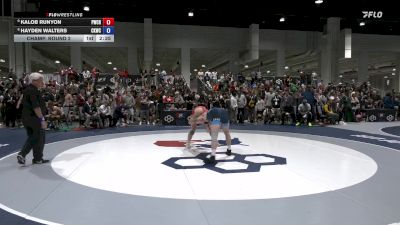 92 lbs Champ. Round 2 - Kalob Runyon, Panther Wrestling Club RTC vs Hayden Walters, Cliff Keen Wrestling Club