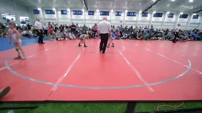 60 lbs Semifinal - Wyatt Mathe, Revival Pink-EL vs Beckham Gerber, Yorktown Wrestling Club-EL