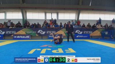 TALITA LOPES VIEIRA vs FERNANDA BEATRIZ ARAUJO GOUVEA 2026 FPJJ Circuito Paulista NO GI Etapa 3