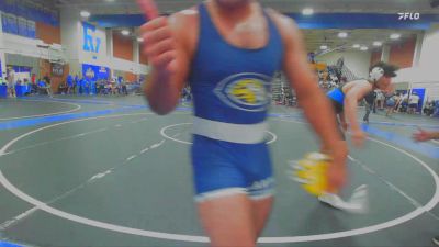 215 lbs Champ. Round 2 - Michael Baeza, San Dimas vs Chris Yanez, Corona Del Mar