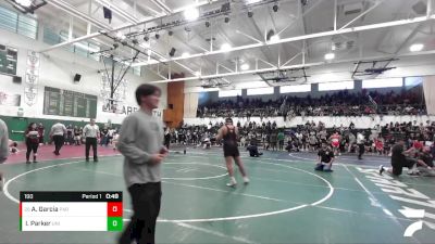 190 lbs Cons. Round 1 - Anthony Garcia, Paramount vs Isaac Parker, University