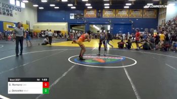 126 lbs Round Of 64 - Diego Romero, Explorer Wrestling vs Jose Gonzalez, South Dade