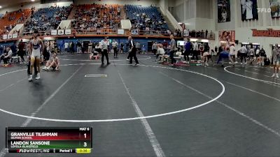 132 lbs 3rd Place Match - Granville Tilghman, Gilman School vs Landon Sansone, Loyola-Blakefield