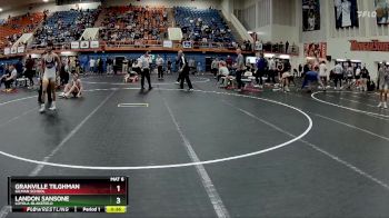 132 lbs 3rd Place Match - Granville Tilghman, Gilman School vs Landon Sansone, Loyola-Blakefield