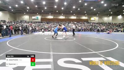 200 lbs Round Of 64 - MASON SAEPHAN, Tulare Titans Wrestling Club vs Gradi Spencer, Central Linn