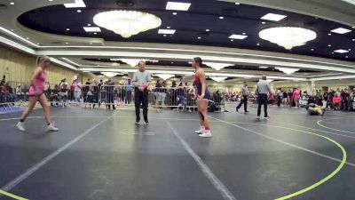 130 lbs Consi Of 32 #1 - Sienna Moyer, Yorba Linda HS vs London Miller, Coronado