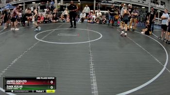 92 lbs Placement (4 Team) - James Goduto, Wrecking Crew vs Zakk Kulas, Junior Terps