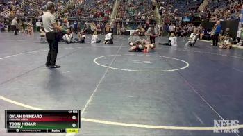 4A 132 lbs Quarterfinal - Tobin McNair, Wakefield vs Dylan Drinkard, Mallard Creek