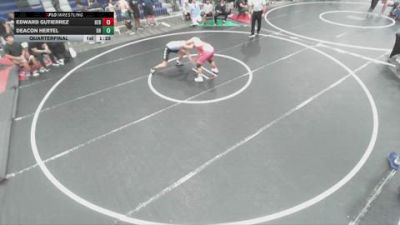 165 lbs Quarterfinal - Deacon Hertel, Dark Horse vs Edward Gutierrez, Heritage