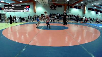 126 lbs Champ. Round 1 - Liam Bentley, Virginia Team Predator vs Tyson Clark, Arlington Wrestling Club