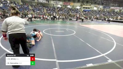 120 lbs Round Of 32 - Dominic White, Milliken Middle School vs Michael Banuelos, Heaton