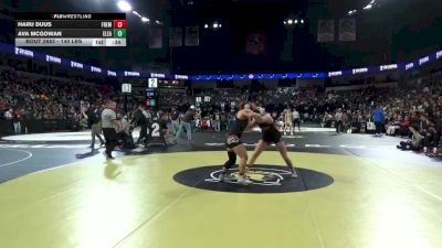 140 lbs Consi Of 16 #2 - Haru Duus, Fremont (Sunnyvale) (CC) vs Ava McGowan, Eleanor Roosevelt (SS)