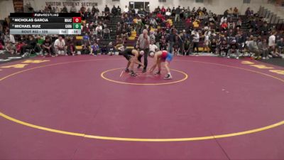 126 lbs Cons. Semi - Michael Ruiz, Canyon Randall vs Nicholas Garcia, Marmion Academy