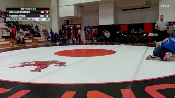 Boys 150 lbs Semifinal - Holden Bowe, Doniphan West vs Graham Castillo, Wabaunsee