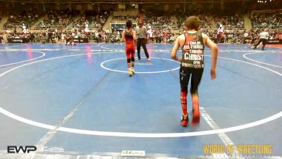 70 lbs Round Of 64 - Jayden Brant, Caney Valley Wrestling vs Adam Rodriguez, Wolf Pack Wrestling Club TX