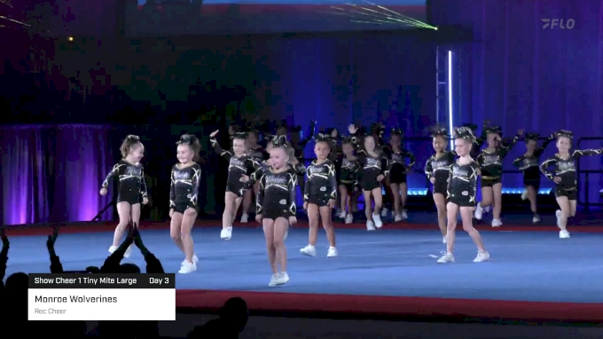 Monroe Wolverines - Rec Cheer [2023 Show Cheer 1 Tiny Mite Large
