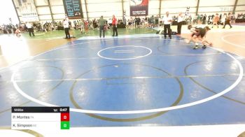 120 lbs Consi Of 32 #1 - Philip Montes, PA vs Kyle Simpson, NC