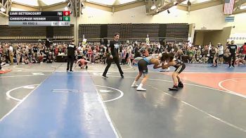 131 lbs Rr Rnd 5 - Liam Bettencourt, Falcons Wrestling Club - ESC vs Christopher Weiner, Team Tugman - ESC