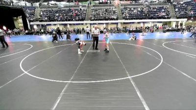 Girls 5th - 6th grade - 71 Semis - Markee Gomez, Sebolt Wrestling Academy vs Scout Barnes, Iowa