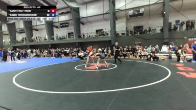 Junior Girls FS - 135 lbs Cons. Round 4 - Courtney Hunt, ID vs Lindy Strowbridge, WA