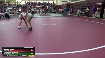 JV-13 lbs Quarterfinal - Kyler Wade, Williamsburg vs Jackson Beatty, Independence