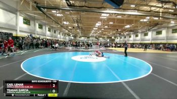 110 lbs Champ. Round 2 - Cael Lemar, Gorilla Wrestling Club, Inc vs Teagan Garcia, Sheridan Wrestling Club