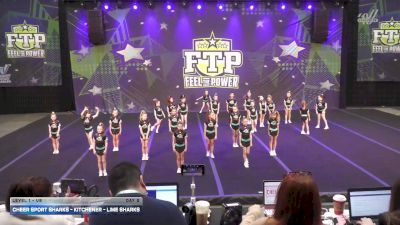 Cheer Sport Sharks - Kitchener - Lime Sharks [2026 L1 - U8 Day 2] 2026 Feel The Power