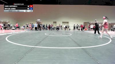 140 lbs Champ. Round 3 - Carli Antonelli, OK vs Brylee James, MO