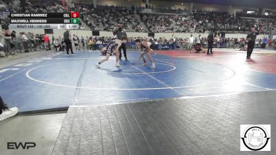 108 lbs Consi Of 32 #1 - Christian Ramirez, Collinsville Junior High vs Maxwell Henness, Chickasha Wrestling