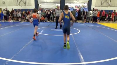 84 lbs Round Of 32 - Walker Hall, West Greene vs Christian Cadden, Rambler W.C.