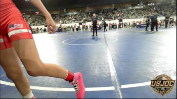 81 lbs Quarterfinal - Makenya Carlton, Duncan Demon Wrestling vs Gabriella Alba, Cowboy Wrestling Club