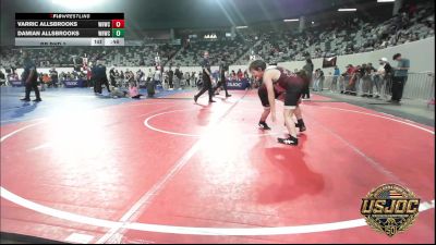 105 lbs Rr Rnd 2 - Damian Allsbrooks, Warhorse Wrestling Club vs Varric Allsbrooks, Warhorse Wrestling Club