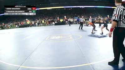 D2-165 lbs Semifinal - Owen Segorski, Lowell HS vs D`marion Erlenbeck, Clio HS