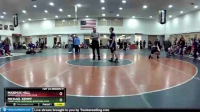 165 lbs Cons. Round 3 - Michael Kempf, Terre Haute Northside Wrestling Club vs Maximus Hall, Salem Lions Wrestling Club