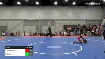 45 lbs Rr Rnd 7 - Aaliyah Gutierrez, Pomona Elite Girls vs Sunni Booth, Oklahoma Supergirls