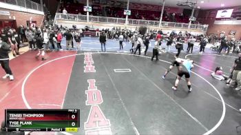 145 lbs Cons. Round 5 - Tensei Thompson, Bishop Kelly vs Tyge Plank, Tonasket