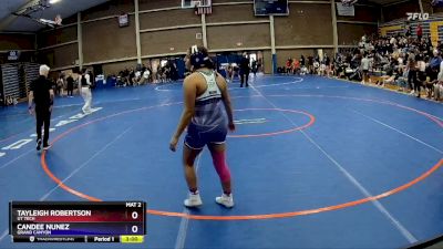 160 lbs Cons. Round 2 - Candee Nunez, Grand Canyon vs Tayleigh Robertson, UT Tech