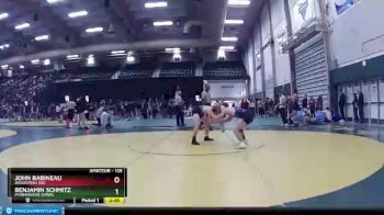 125 lbs Cons. Round 4 - John Babineau, Augustana (SD) vs Benjamin Schmitz, Morningside (Iowa)