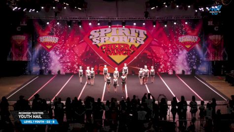 Richmond Twisters - Youth Hail [2025 L1 Youth - D2 - B Day 1] 2025 Spirit Sports Myrtle Beach Nationals