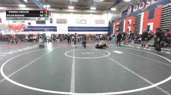 157 lbs Cons. Round 5 - Dominic Hidalgo, Etiwanda vs Dylan Magana, Poway
