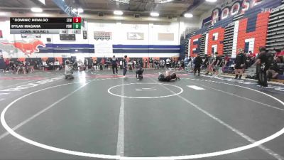 157 lbs Cons. Round 5 - Dominic Hidalgo, Etiwanda vs Dylan Magana, Poway