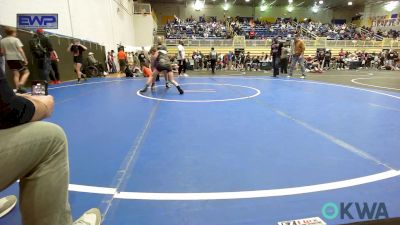 100 lbs Consi Of 4 - Jagger Leavitt, Ponca City Wildcat Wrestling vs Lane Jackson, Darko Valley Wolf Pack