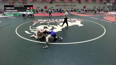 133 lbs Cons. Round 4 - Jordan Rasof, Wisconsin-Whitewater vs James Day, Wabash