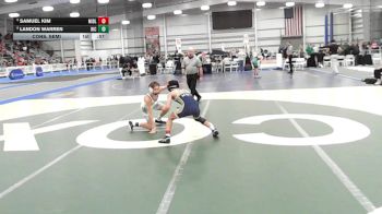 5 - 106 lbs Cons. Semi - Samuel Kim, Midlothian vs Landon Warren, Hickory