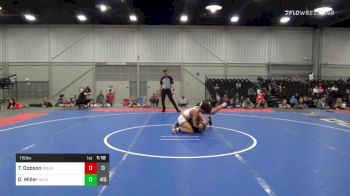 115 lbs Rr Rnd 2 - Talan Dobson, Mojo Grappling Academy 14U vs Devon Miller, Oklahoma Elite 14U