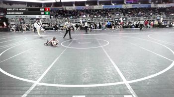 43 lbs 3rd Place - Harley D Howell, Henryetta Knights WC vs Asher Bailey, Twi