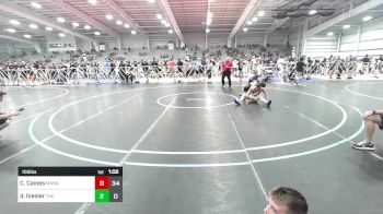 105 lbs Rr Rnd 2 - CJ Caines, Mat Assassins Black vs Drew Hiesler, The Fort Hammers