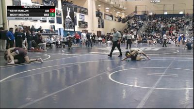 160 lbs Round Of 32 - Kevin Mallon, Central Bucks West vs Nicky Negron, Bishop McDevitt