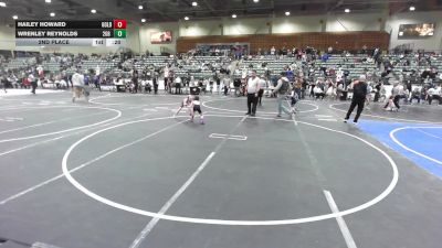 50 lbs 2nd Place - Hailey Howard, Gold Rush Wrestling vs Wrenley Reynolds, 208 Badgers